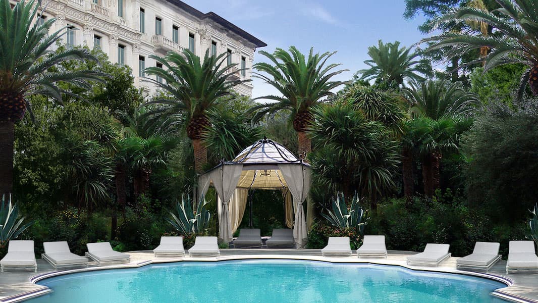Progettazione giardino di design hotel per Astoria Palace a Sanremo - foto 4.