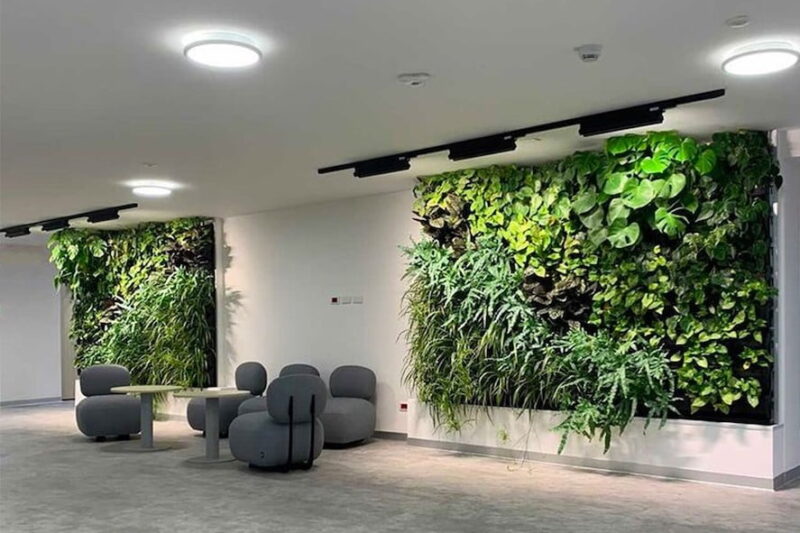 VP Easy: Smart Green Wall for Interiors - Verde profilo